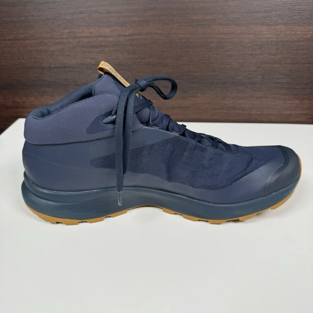 Arc'teryx Aerios FL Mid Gore-Tex Hiking Trial Boots Shoes - US 9 - Blue/ Gum